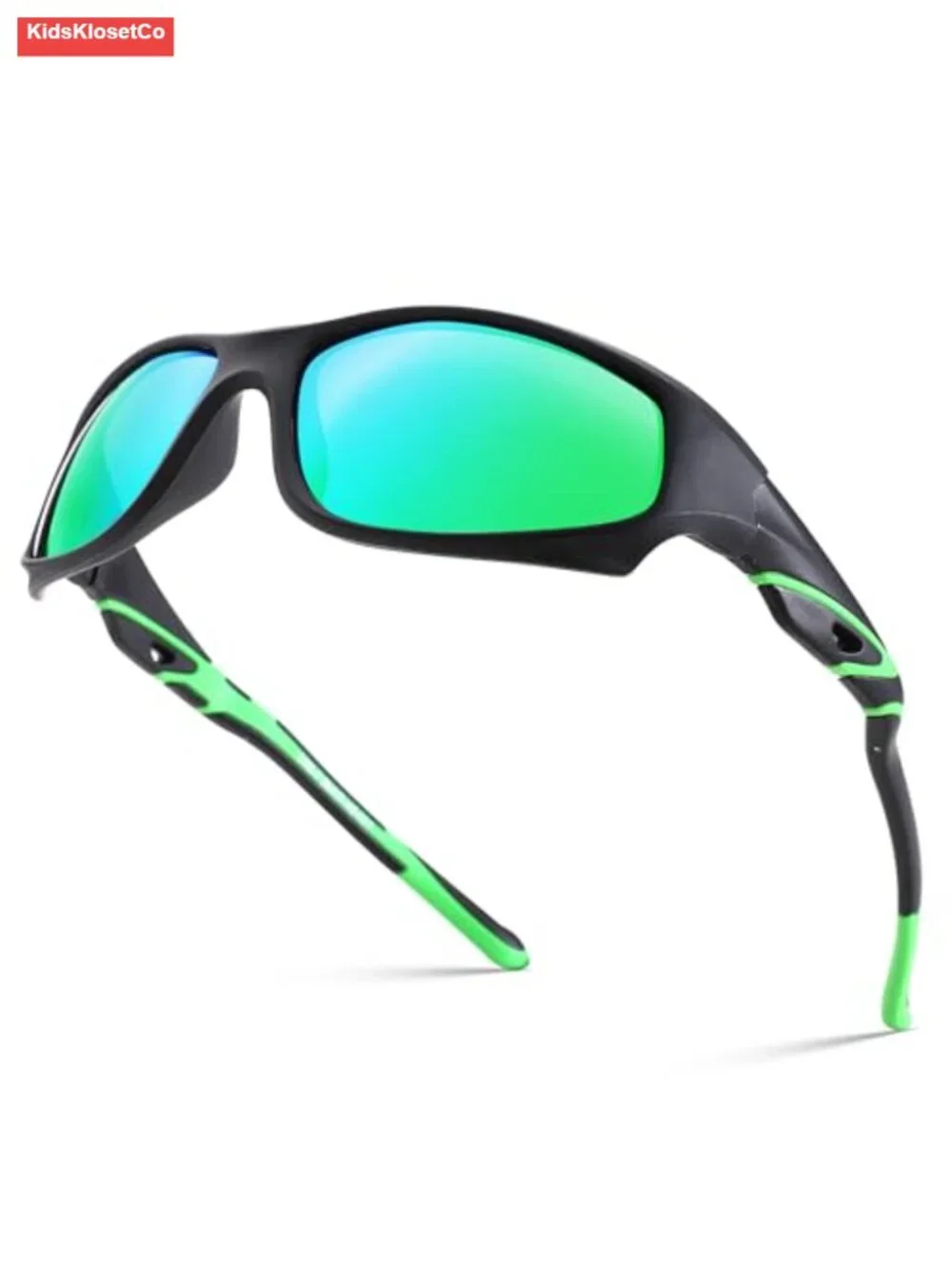 Polarized Sports Sunglasses for Kids Unbreakable Baseball Shades Ages 4-10